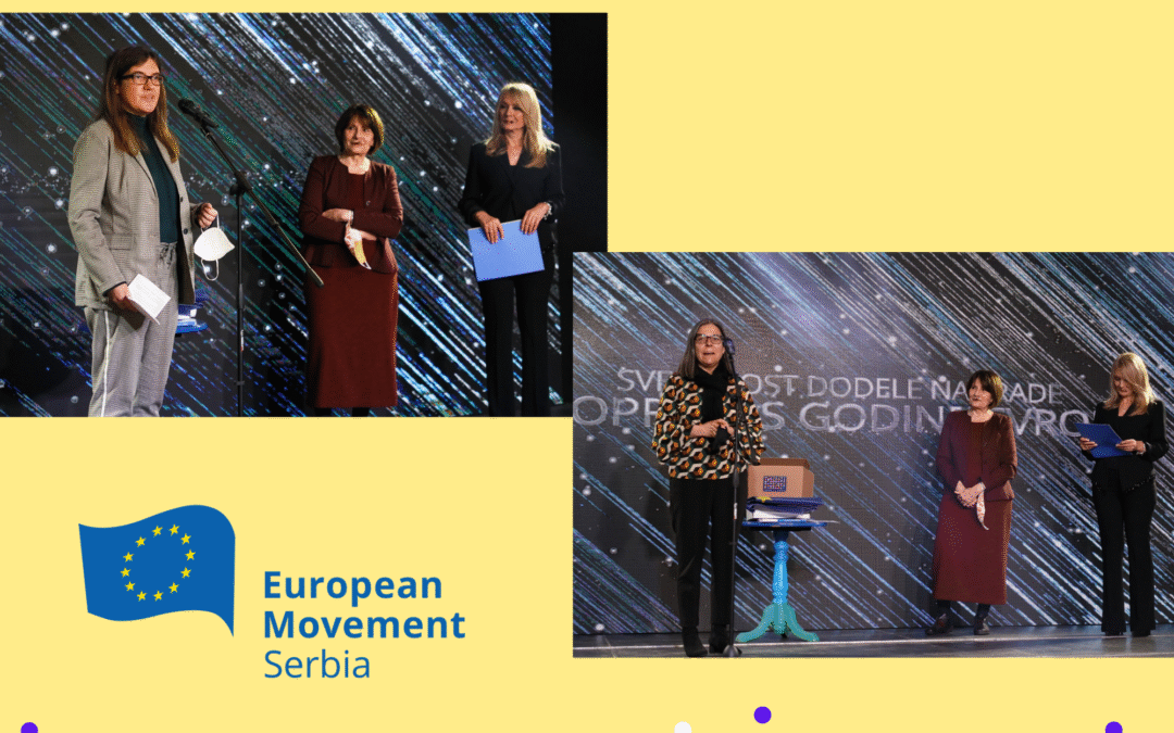 Govor Nj.E. Maria Virginia Pina i Dorotea Gizelman na svečanosti Doprinos godine Evropi