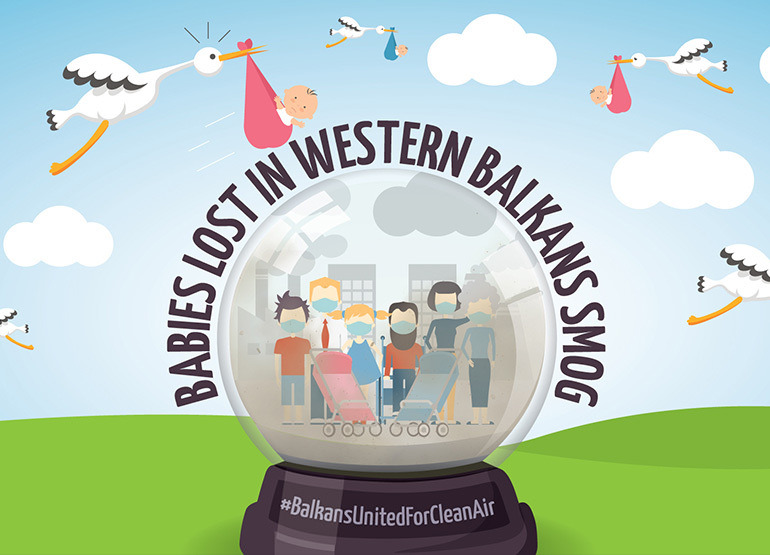 VEĆE ZAGAĐENJE VAZDUHA, MANJE DECE NA ZAPADNOM BALKANU