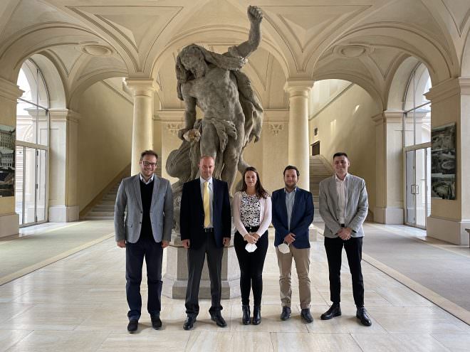 The European Movement in Serbia on a study visit to Prague