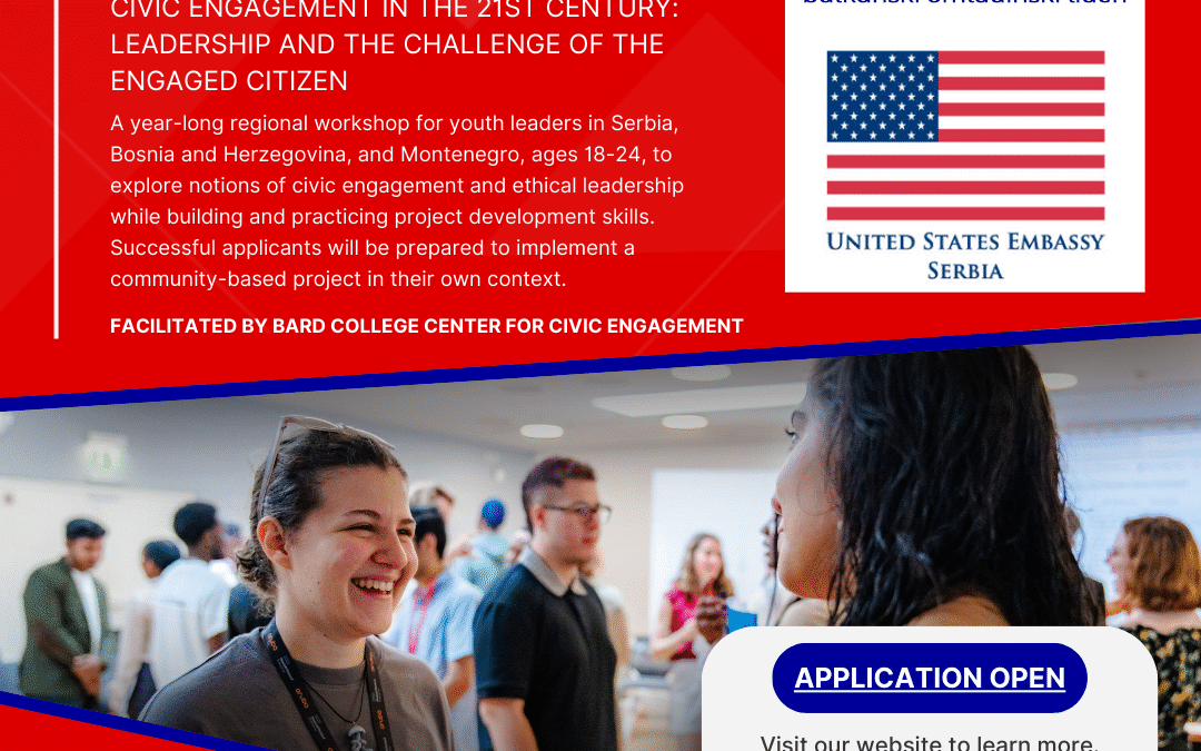 Call for Applications: BOLD Regional Youth Leadership Workshop – Leadership and Civic Engagement in the 21st Century